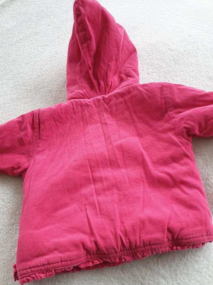 Manteau rose bébé fille 6 mois - photo numéro 8
