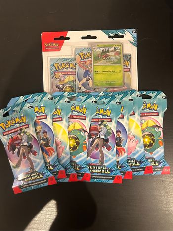 Lot aventures ensembles 1 Tripack et 8 boosters