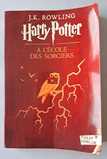 📚 Roman Harry Potter à l'Ecole des Sorciers JK Rowling Folio 2018