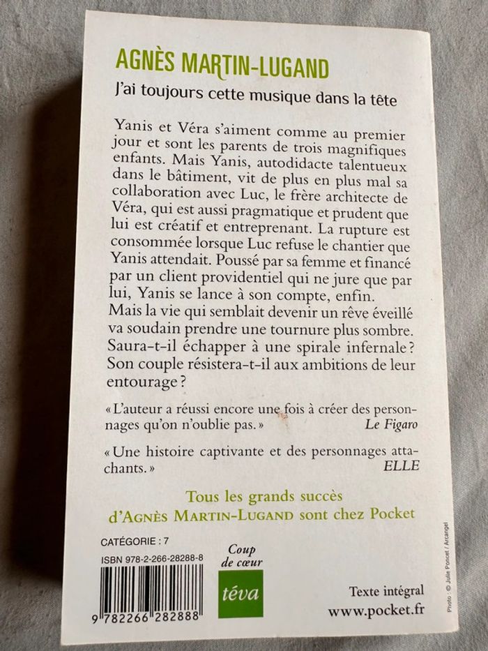 J’ai toujours cette musique dans la tête – Agnès Martin-Lugand - photo numéro 3