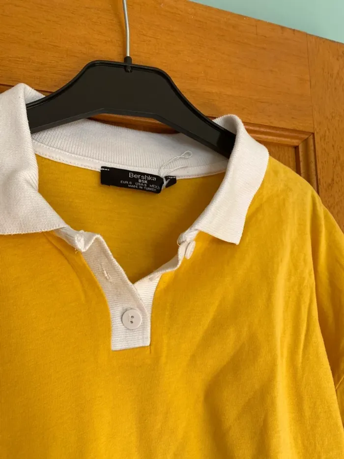 polo jaune bershka taille S neuf - photo numéro 3