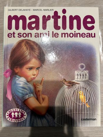 Livre vintage "Martine et son ami le moineau"
