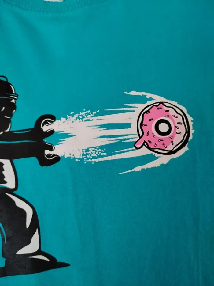 T-shirt Homer Simpson Donuts XL - photo numéro 3