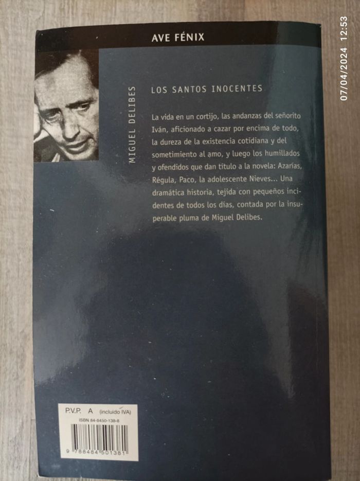 Los Santos Inocentes - Miguel Delibes - photo numéro 2