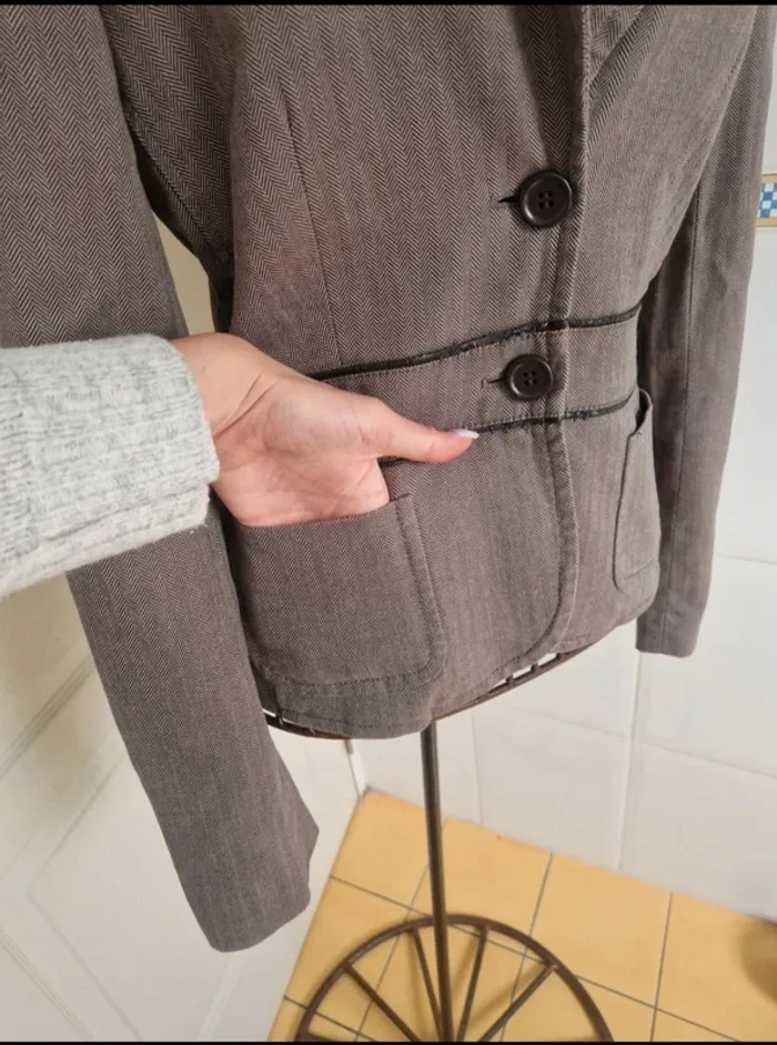 Jolie veste blazer cintré femme esprit taille M/38 - photo numéro 3