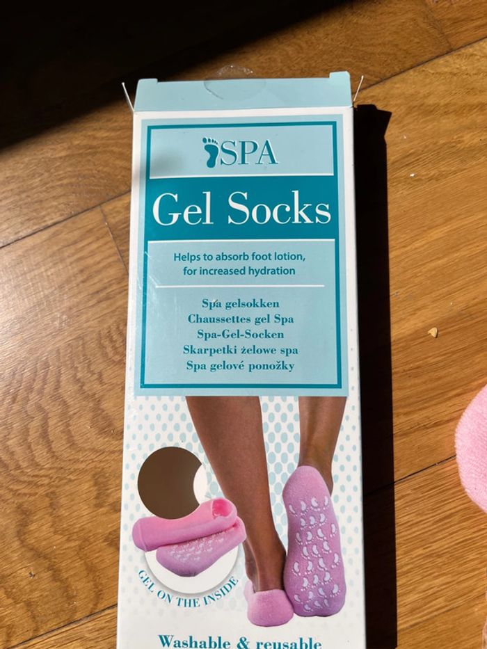 Chaussettes Gel SPA Rose – Soin pieds doux – Antidérapantes - photo numéro 5