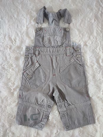 Salopette grise en jeans La compagnie des petits taille 6 mois