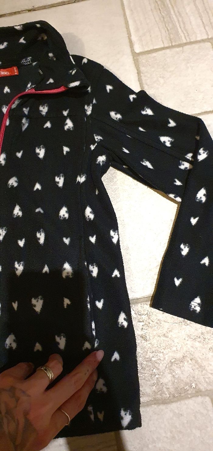 Gilet zippé pilou fille 8ans - photo numéro 3