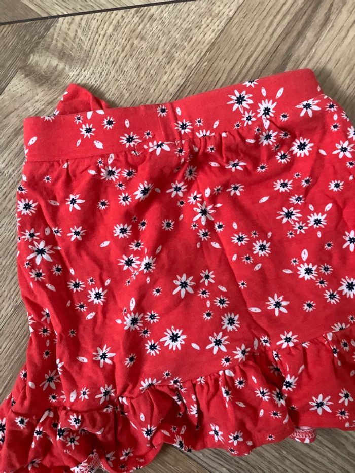 Jupe rouge fleurs Kiabi 3 ans - photo numéro 5