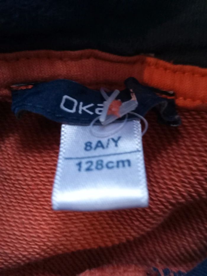 Pull orange garçon okaïdi - photo numéro 4