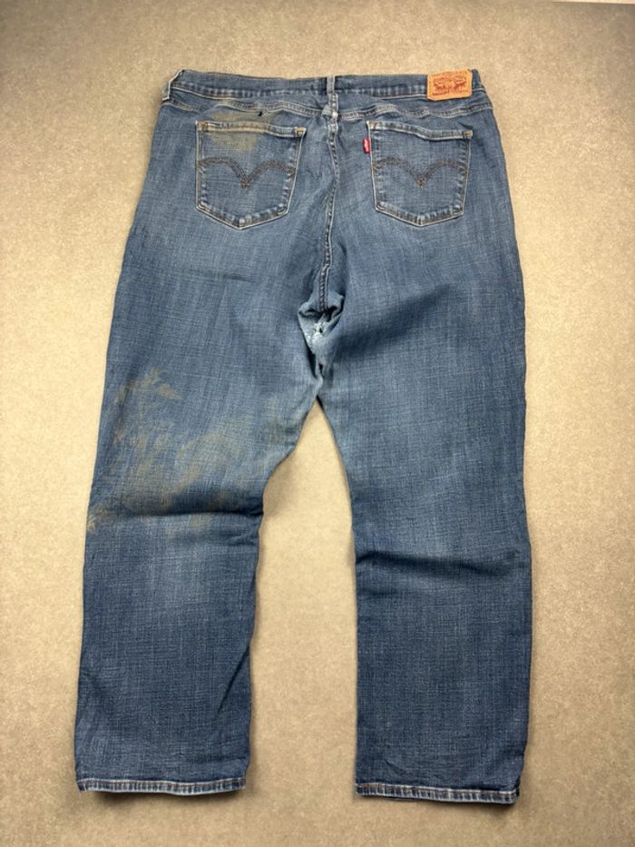 Jean pantalon coupe droite 414 levis bleu W34 - photo numéro 4