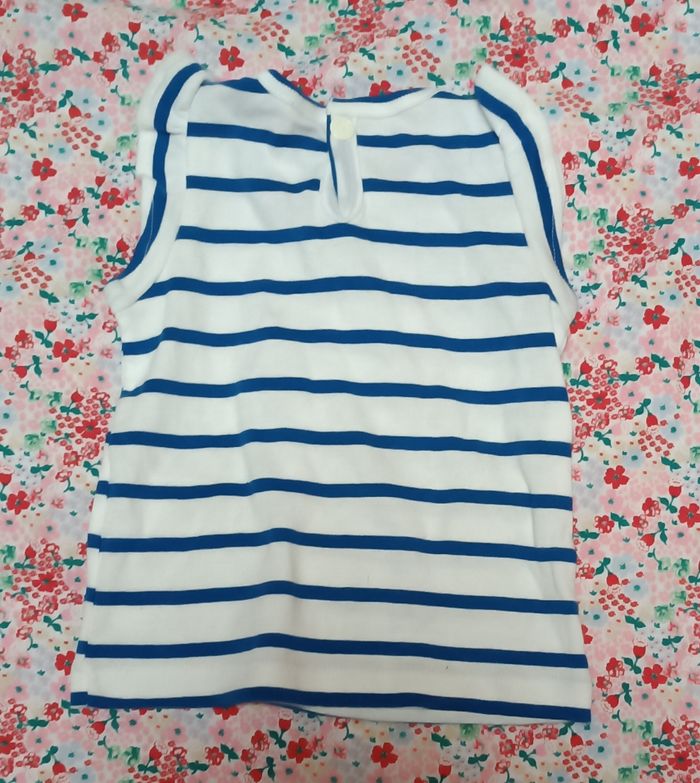 Débardeur tee shirt petit bateau neuf - photo numéro 2