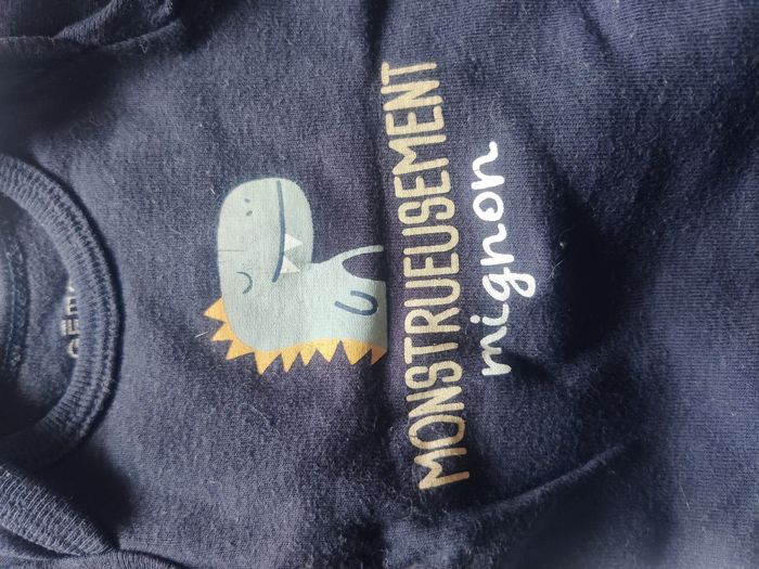 Lot bodies garçon 1/3/6 mois - photo numéro 2