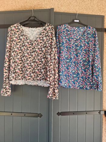 Lot blouses motif liberty, fleuri