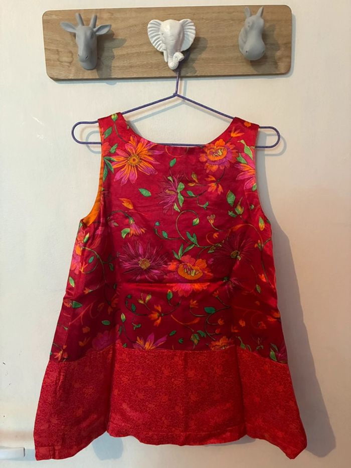 Magnifique robe en soie Kenzo, taille 2 ans, Kenzo Jungle. - photo numéro 9