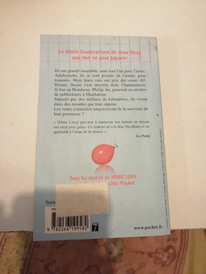 Où es-tu de Marc Levy - photo numéro 2