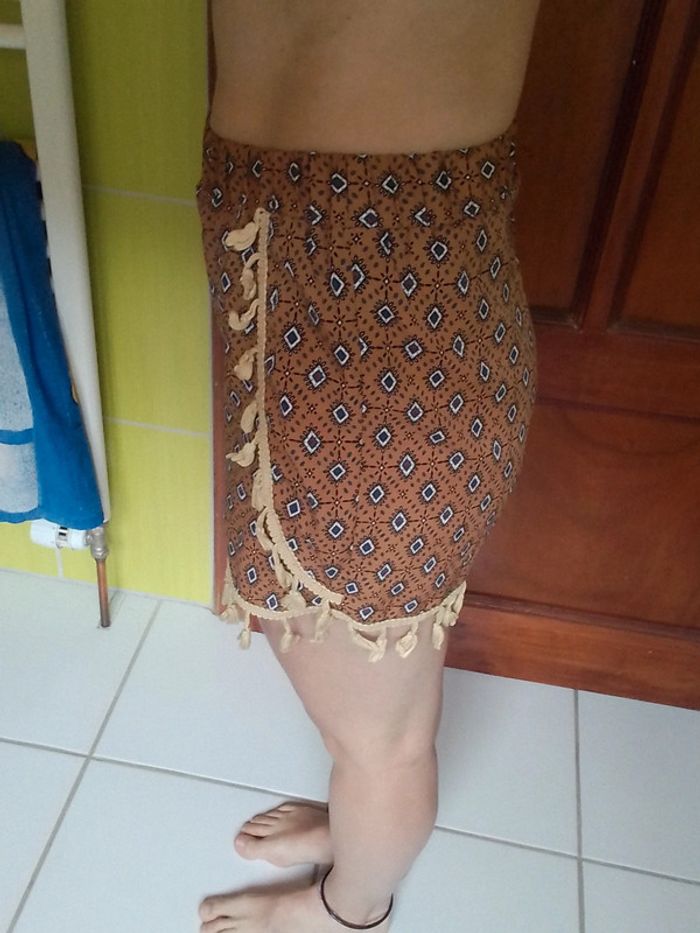 Short femme fluide brun Shein - photo numéro 5