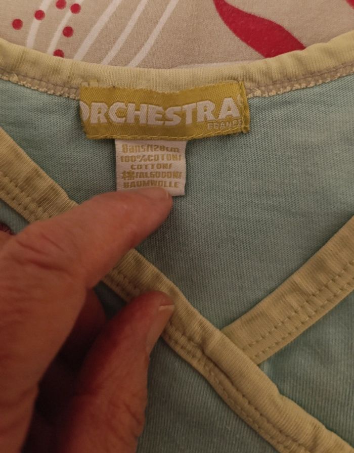 Tee shirt fillette. Motif floral. 8 ans. Orchestra. - photo numéro 5