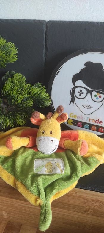 doudou virafe nicotoy jaune vert orange ma Petite tribulion crocodile marron