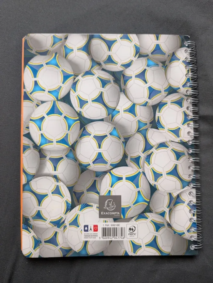 Cahier de textes Foot Exacompta neuf - photo numéro 2