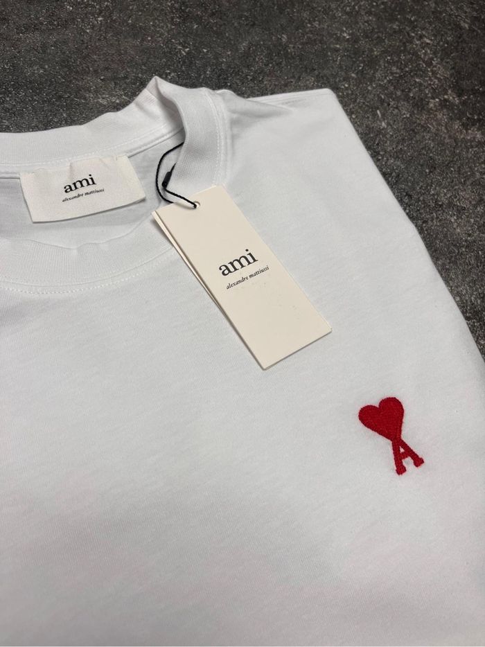 T-shirt blanc Ami de cœur en coton. - photo numéro 4