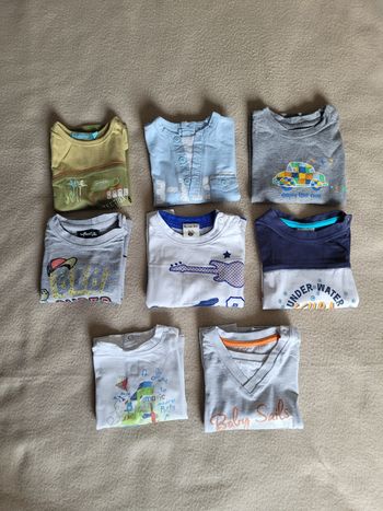Lot de haut manches courtes 12 mois
