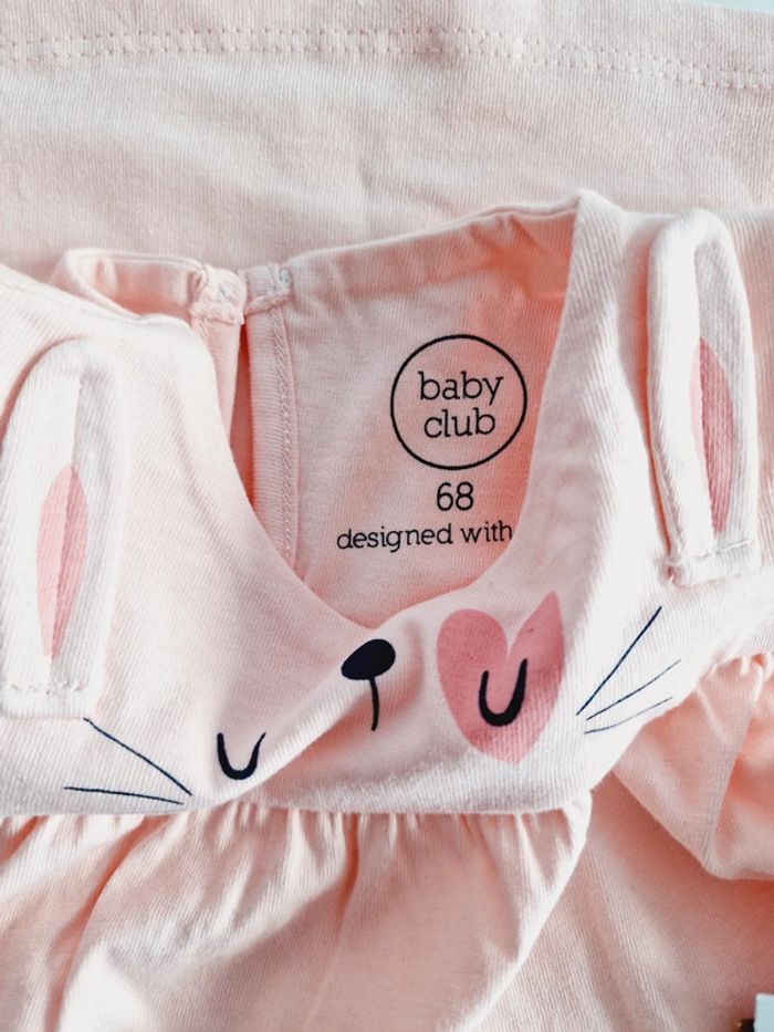 Baby Club - Robe longue à courtes manches - Neuf avec étiquette ! (6 mois) - photo numéro 5