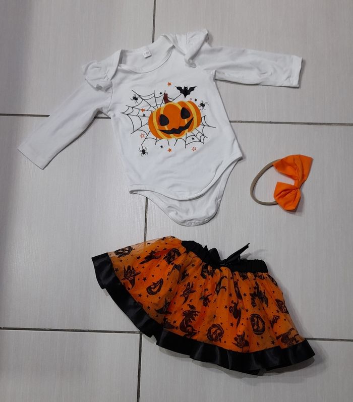 Jupe et body halloween 3-6 mois