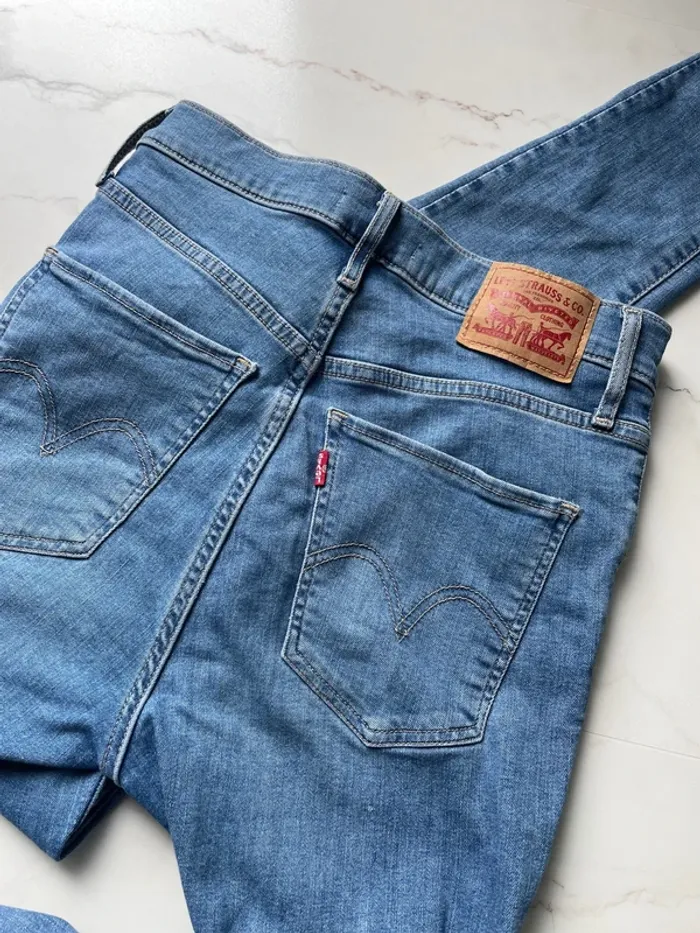 Jean levi’s high super skinny 28 bleu - photo numéro 7
