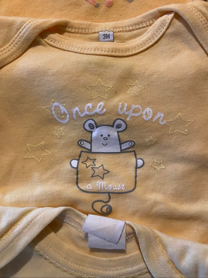 Lot de 5 bodies taille 3 mois - photo numéro 3