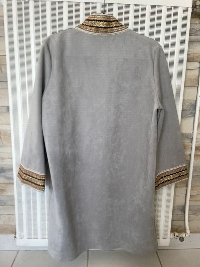 Veste effet peau de pêche, neuve - photo numéro 2