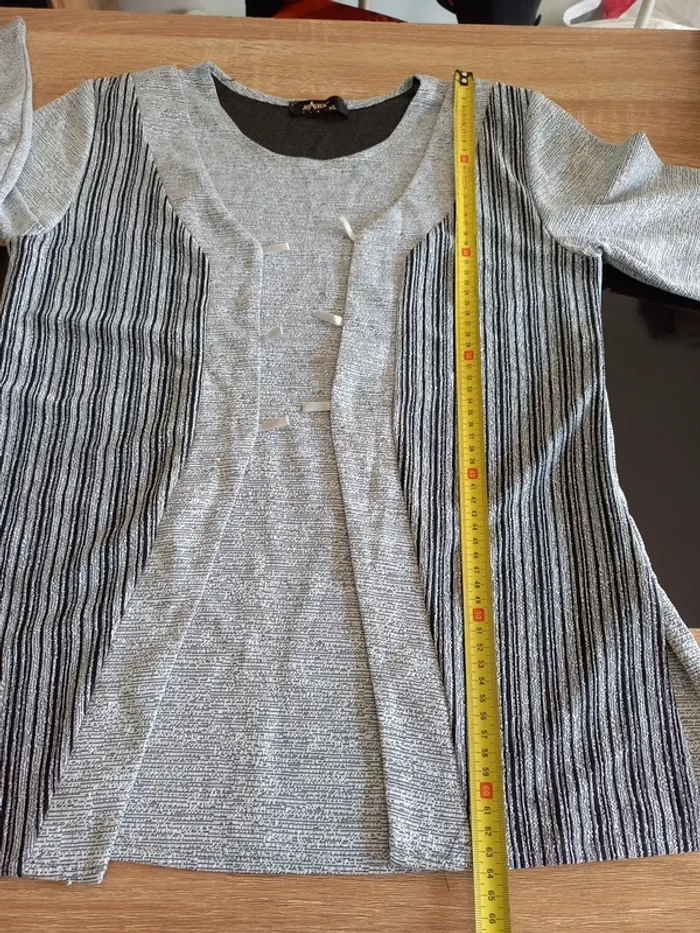 Haut femme gris T.M - photo numéro 14