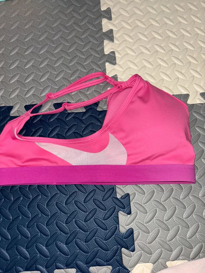 Brassière de sport Nike indy rose - photo numéro 5