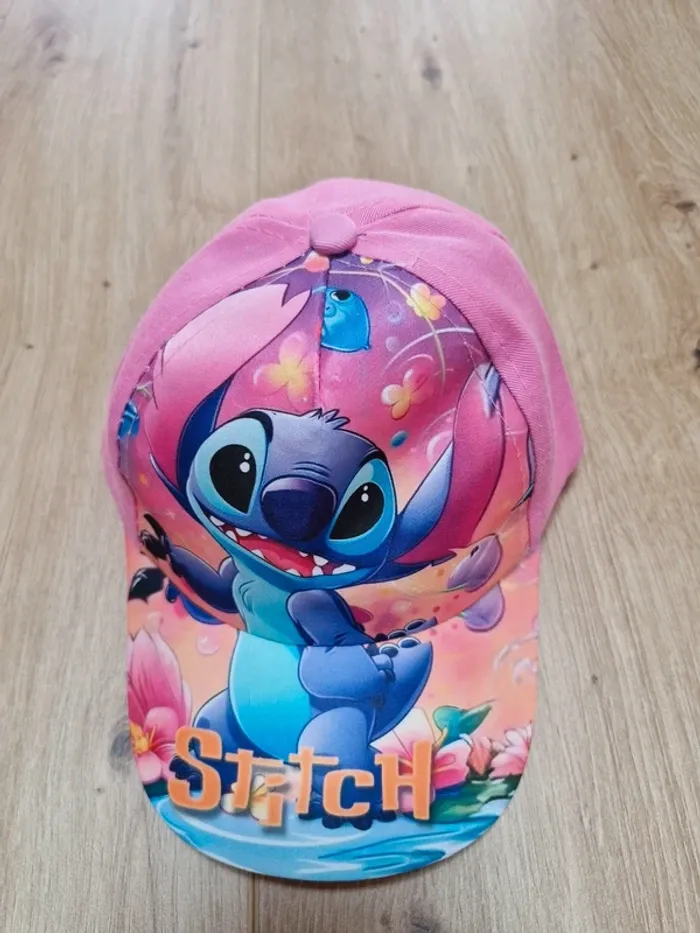 Casquette rose Stitch – Disney- Neuf