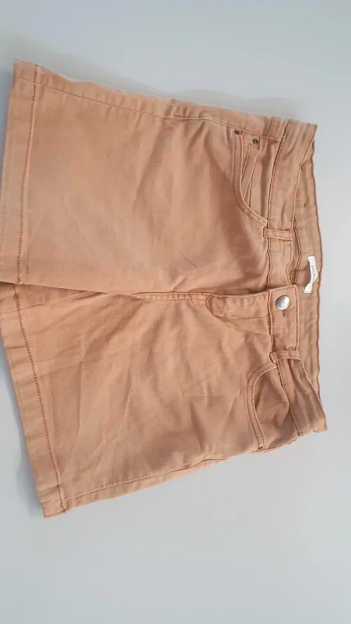 Short en jeans moutarde promod