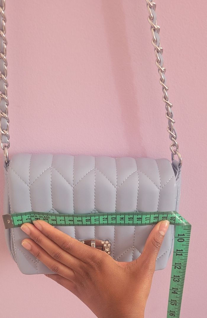 Sac à bandoulière baby blue - photo numéro 8