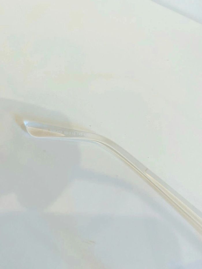 Lunette de soleil mixte transparente verres bleus dégradés UV protection catégorie 1 - photo numéro 5