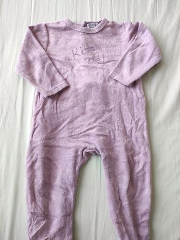 Pyjama velours T18M In Extenso