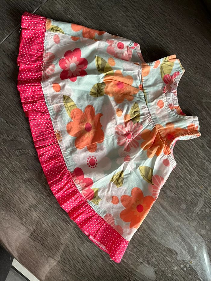 Ensemble été tunique + bloomer 6/9 mois