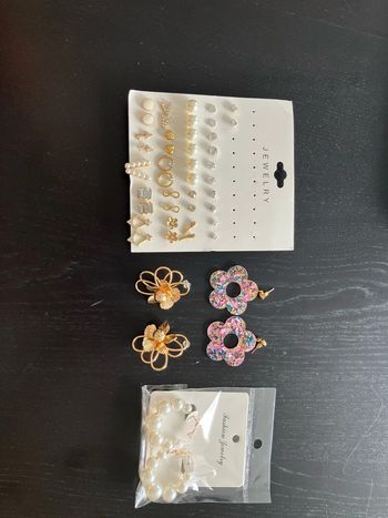 Lot de boucles d’oreille