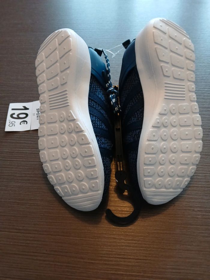 Baskets bleu à lacets 31 tissaia - photo numéro 6