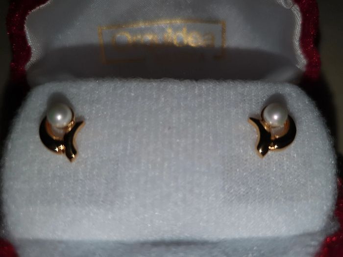 Boucles d'oreilles perles de Majorque - photo numéro 7