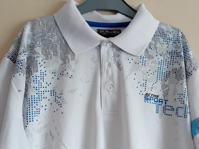 Polo blanc Atlas For Men Taille M - photo numéro 2