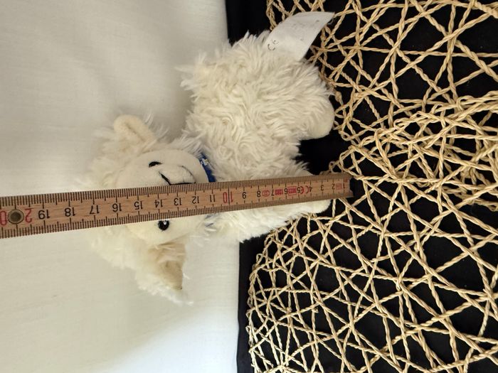 doudou mouton bandana bleu - photo numéro 2