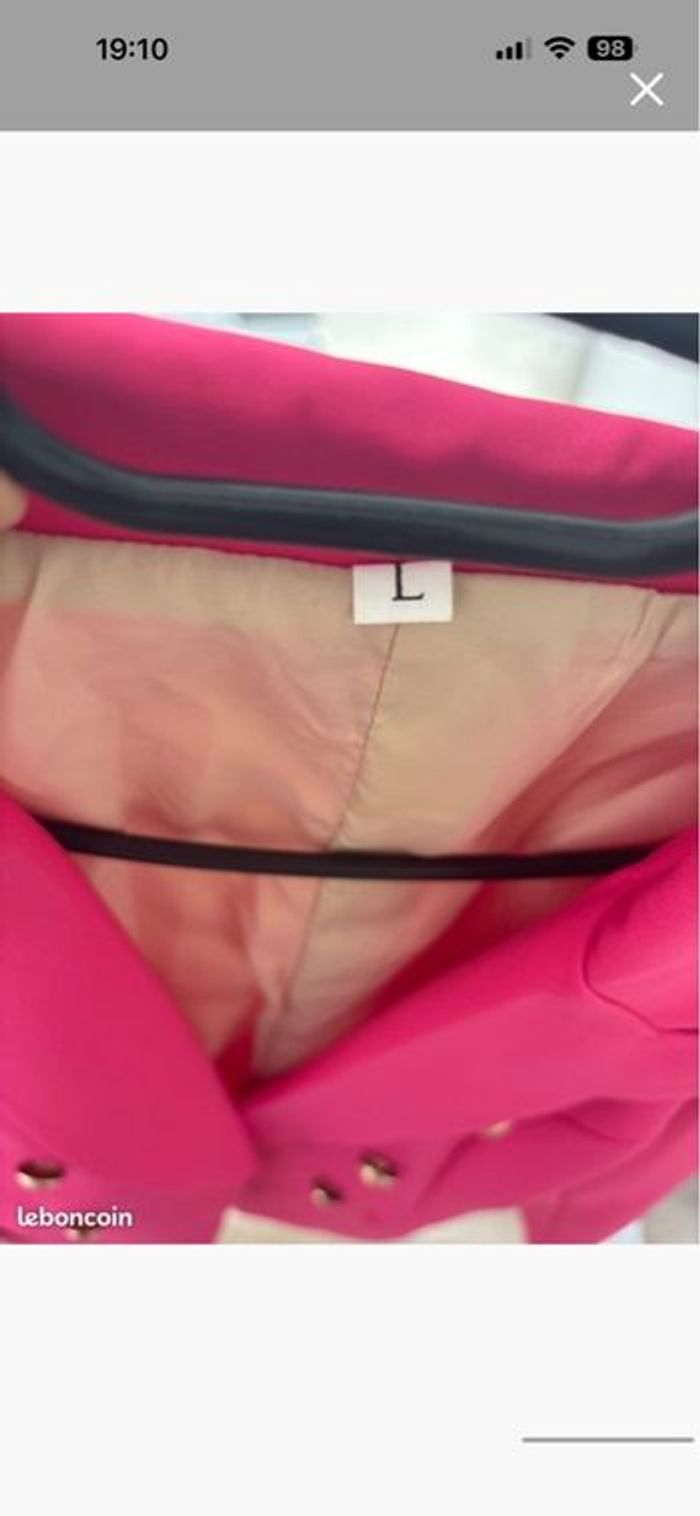 Blazer femme fushia - photo numéro 4