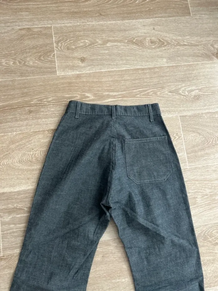 Pantalon gris pattes d’éléphant School Rag 26 S - photo numéro 4