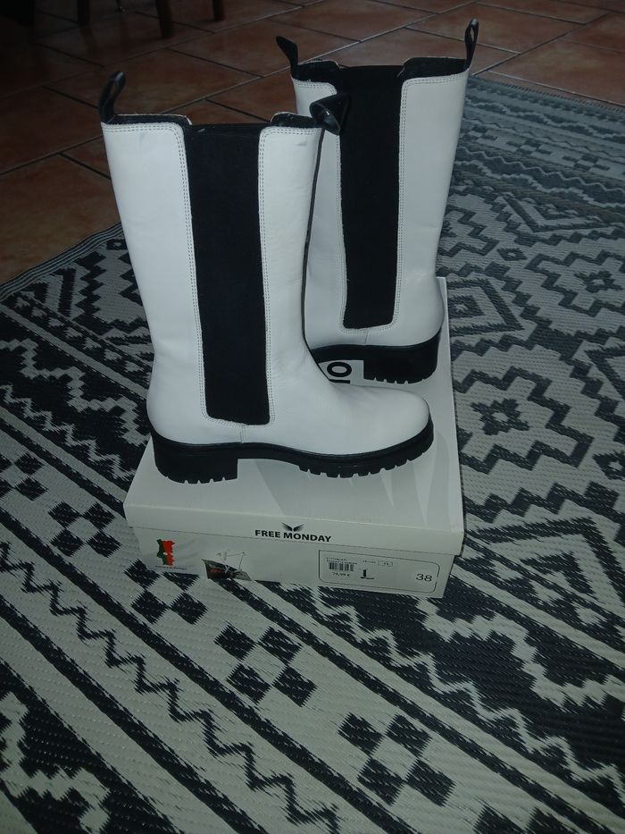 Bottes en cuir