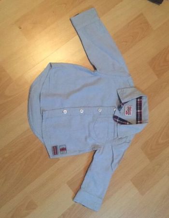Chemise bleu 6 mois