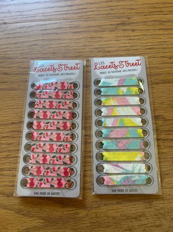 Lot paires de lacets