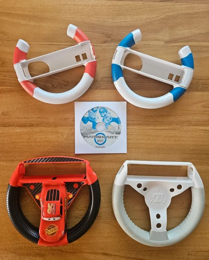 Nintendo Wii # Mario Kart + 4 Volants #